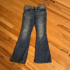 BKE Girls Medium Blue Flare Jeans